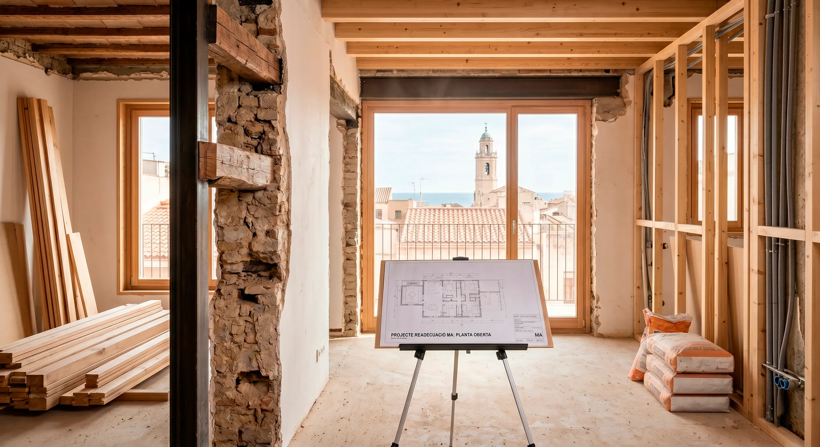 Modern minimalist residential interior freshly readjusted